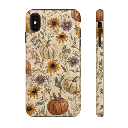 Pumpkin Wildflower Tough Case