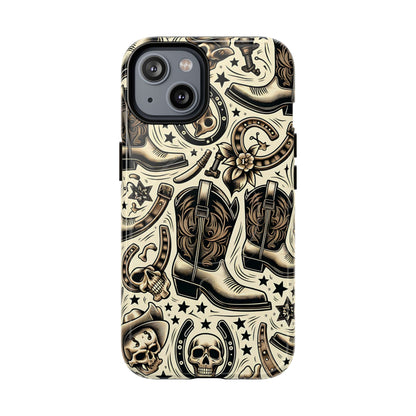 Skulls Boots Horseshoes Magnetic Case