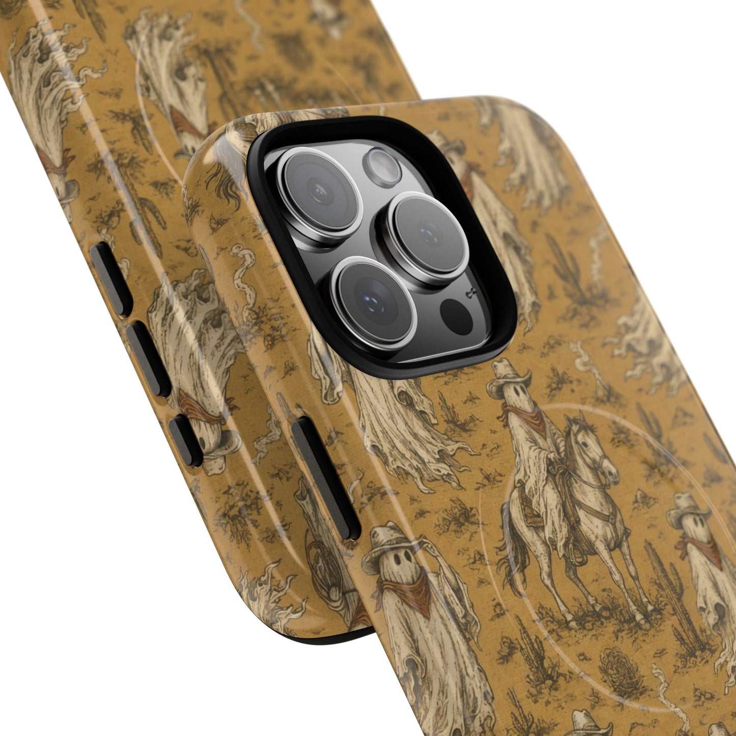 Ghost Cowboy Toile Magnetic Case