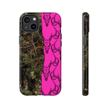 Camo Deer Skulls Pink Tough Case