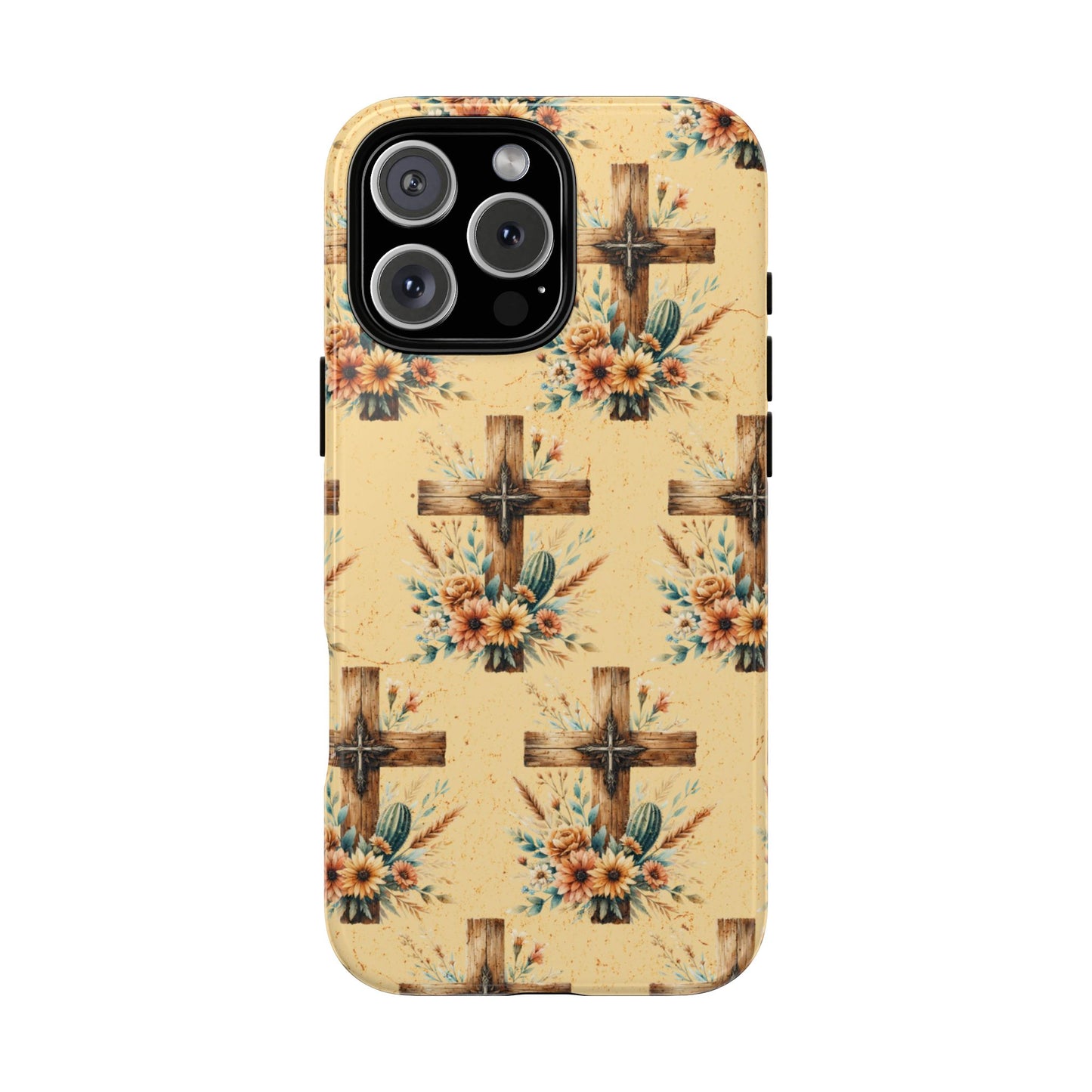 Floral Crosses Tough Case