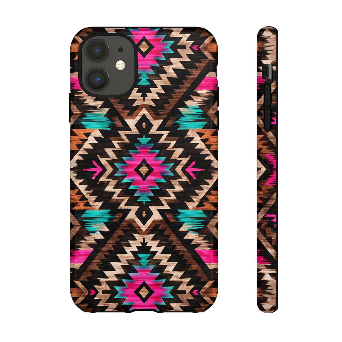 Neon Aztec Rug Tough Case