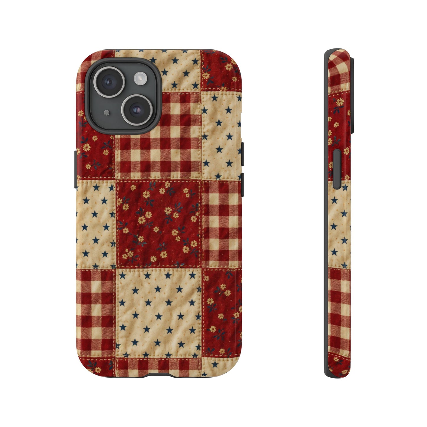 Gingham Stars Tough Case