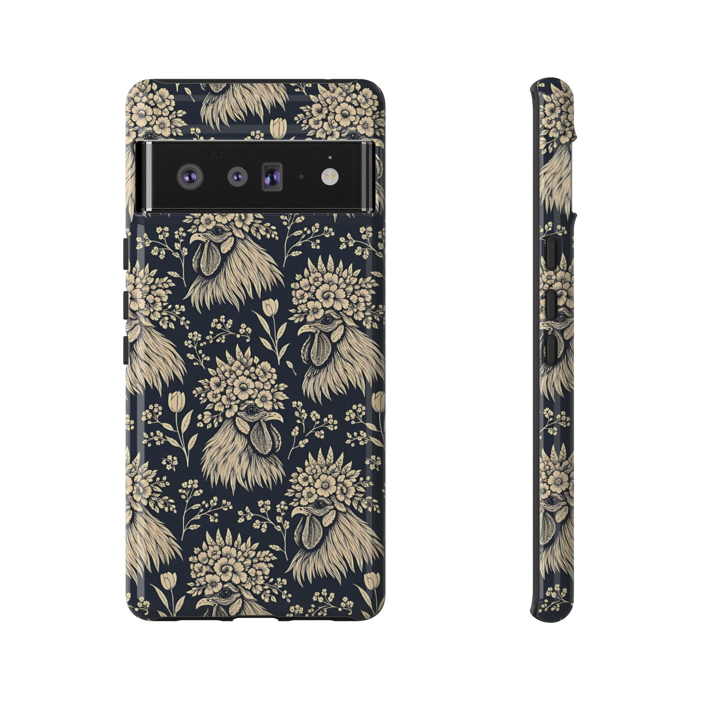 Floral Rooster Tough Case