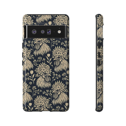 Floral Rooster Tough Case
