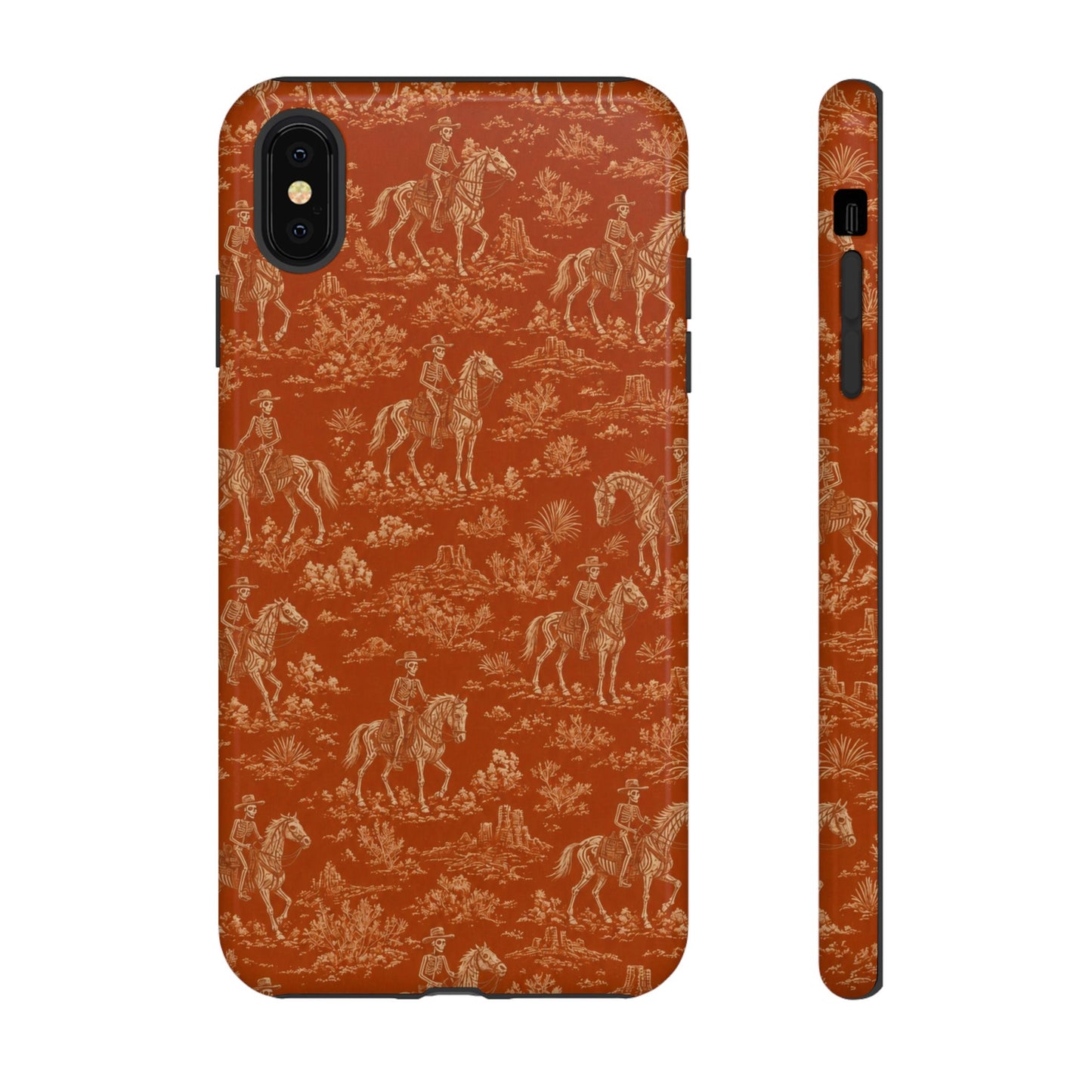 Cowboy Skeleton Toile Tough Case