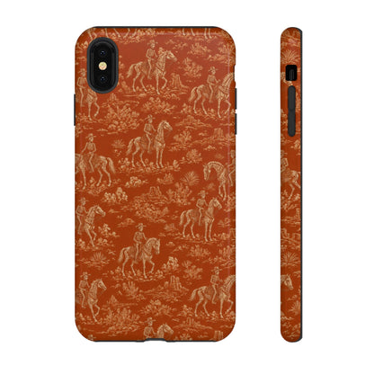 Cowboy Skeleton Toile Tough Case