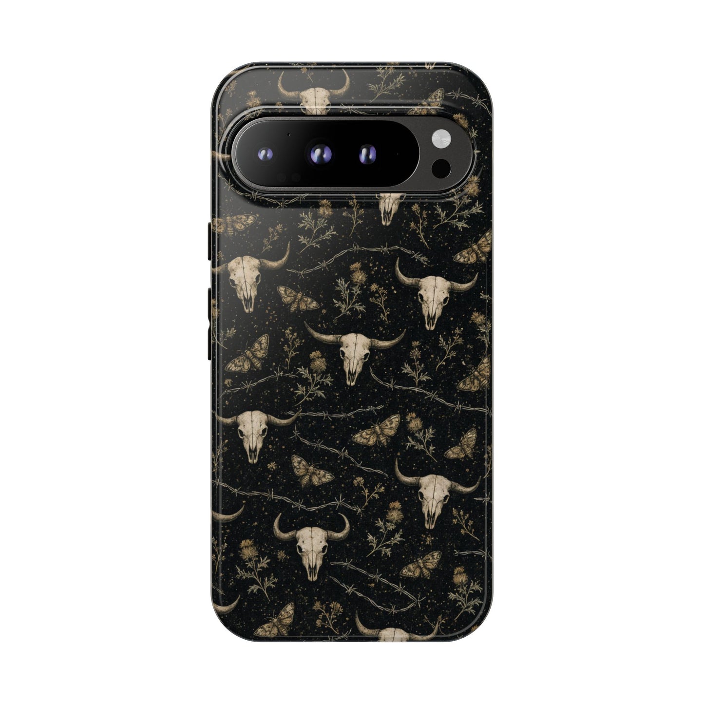 Bull Skull Barbwire Tough Case