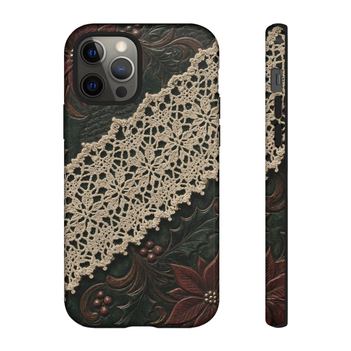 Poinsettia Lace Tough Case