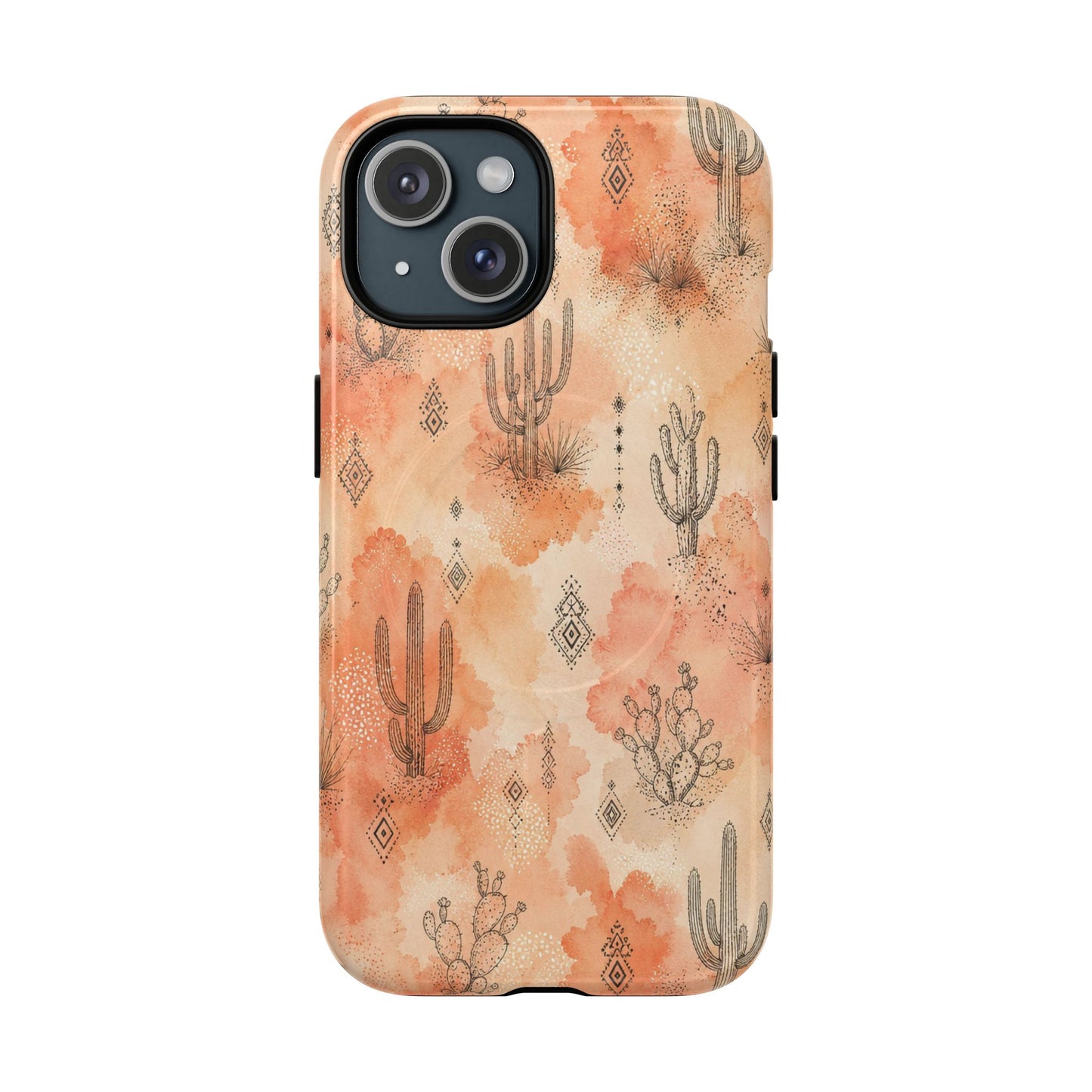 Watercolor Cactus Magnetic Case