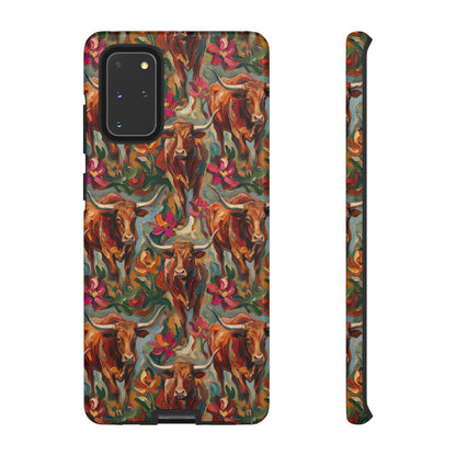 Painted Longhorns Tough Case
