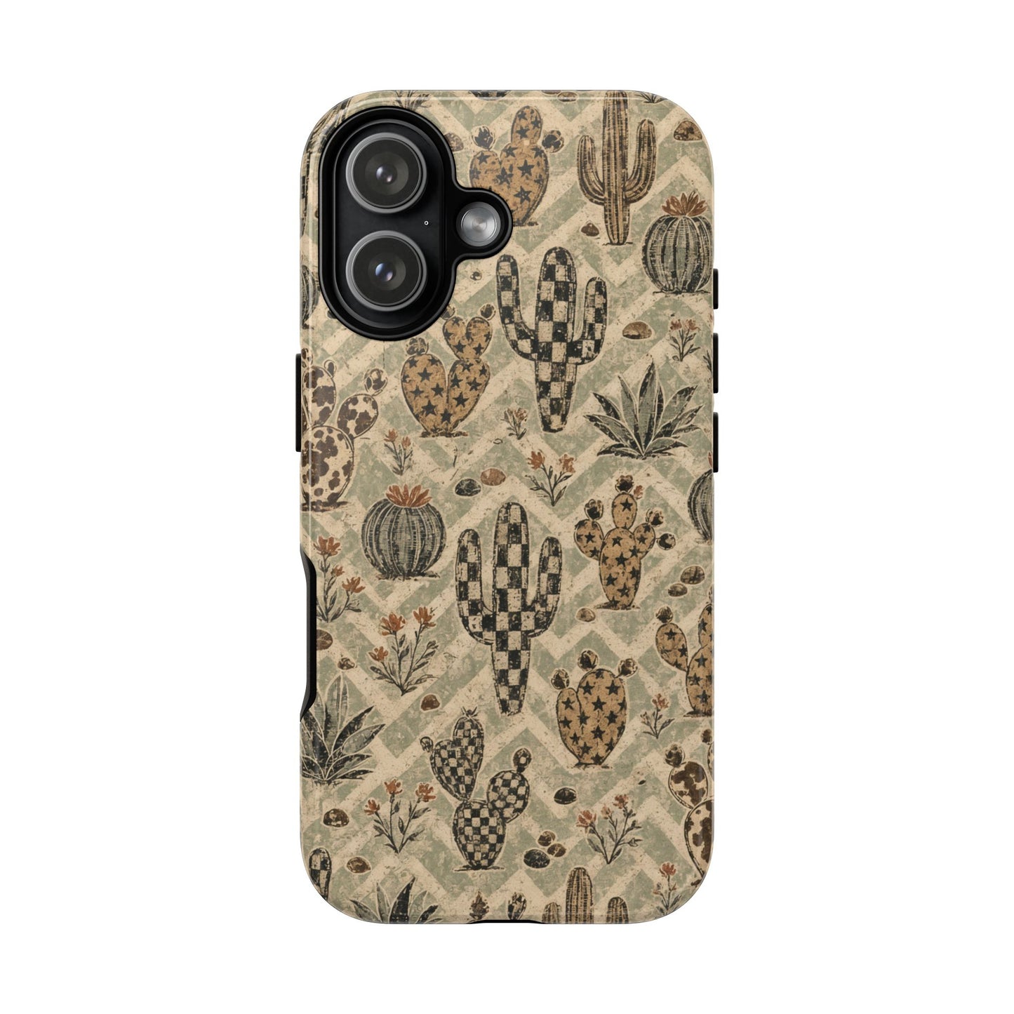 Checkered Cactus Tough Case