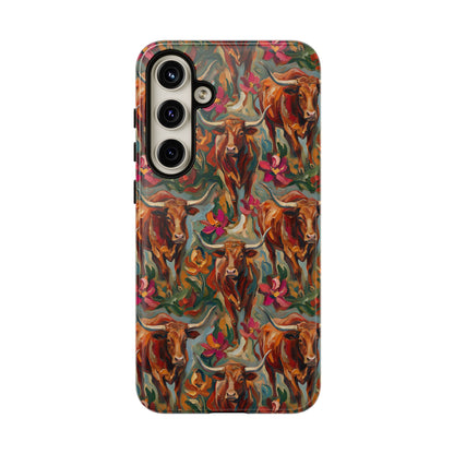 Painted Longhorns Tough Case