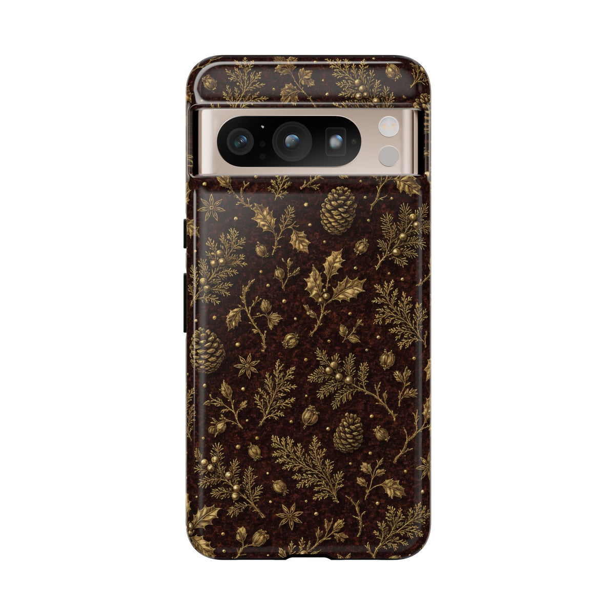 Brass Winter Botanicals Tough Case