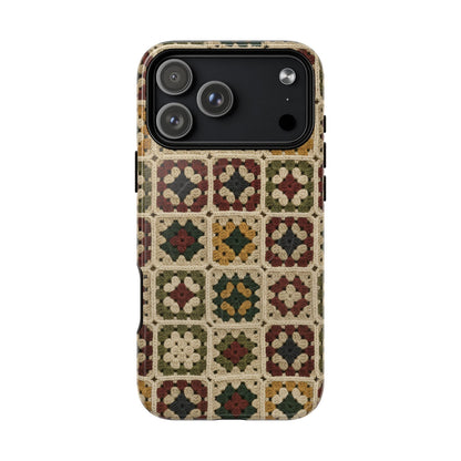 Christmas Granny Square Magnetic Case