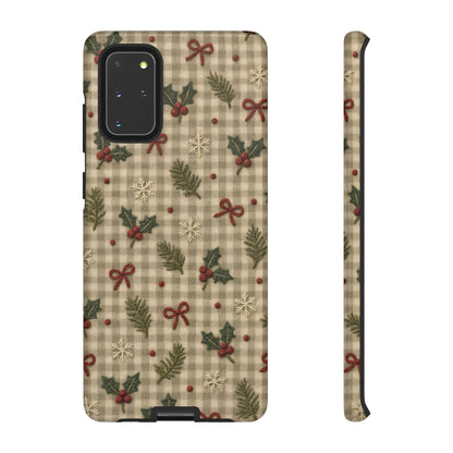 Gingham Holly Tough Case