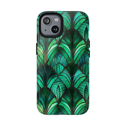 Emerald Green Stained Glass Magnetic Case