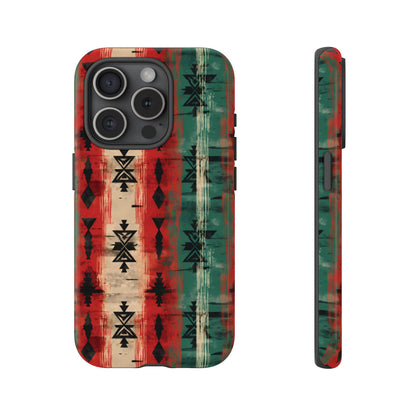 Christmas Grunge Aztec Tough Case