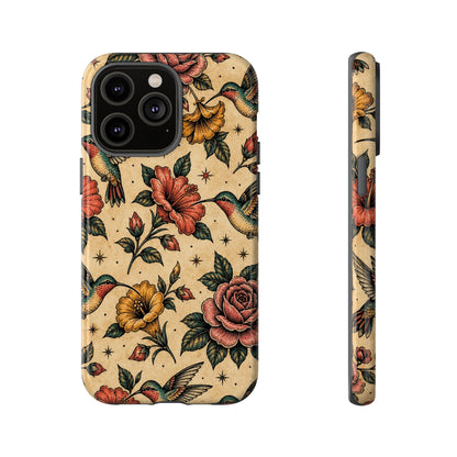 Hummingbird Rose Tough Case