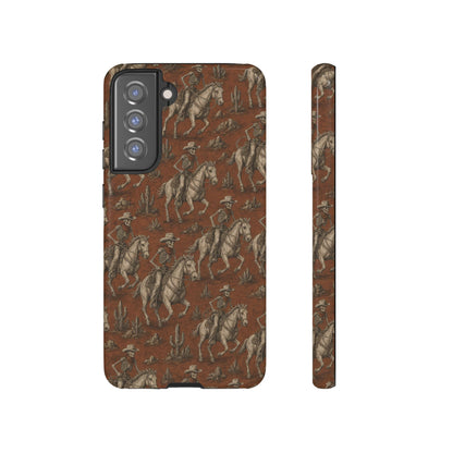 Skeleton Cowboy Ride Tough Case