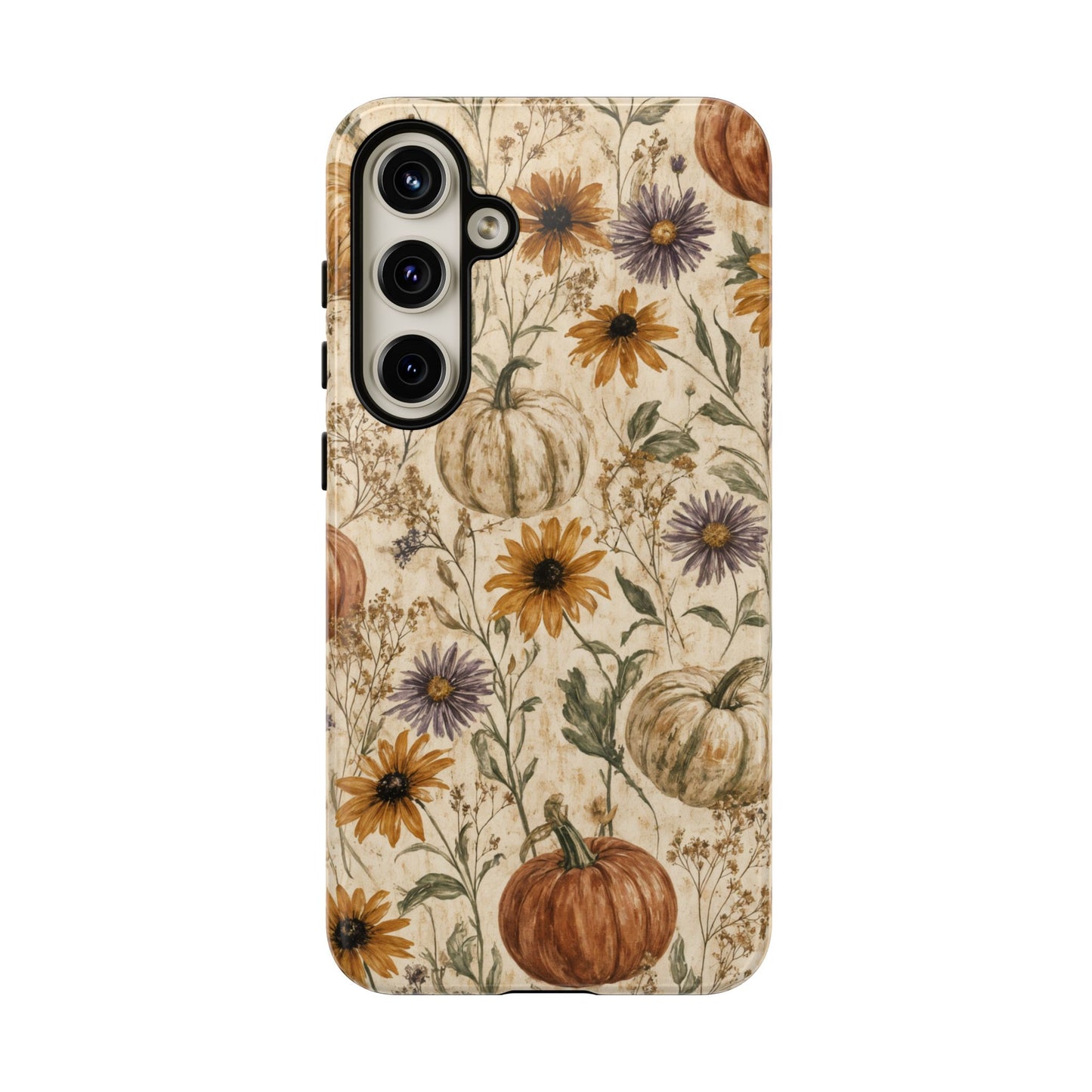 Pumpkin Wildflower Tough Case