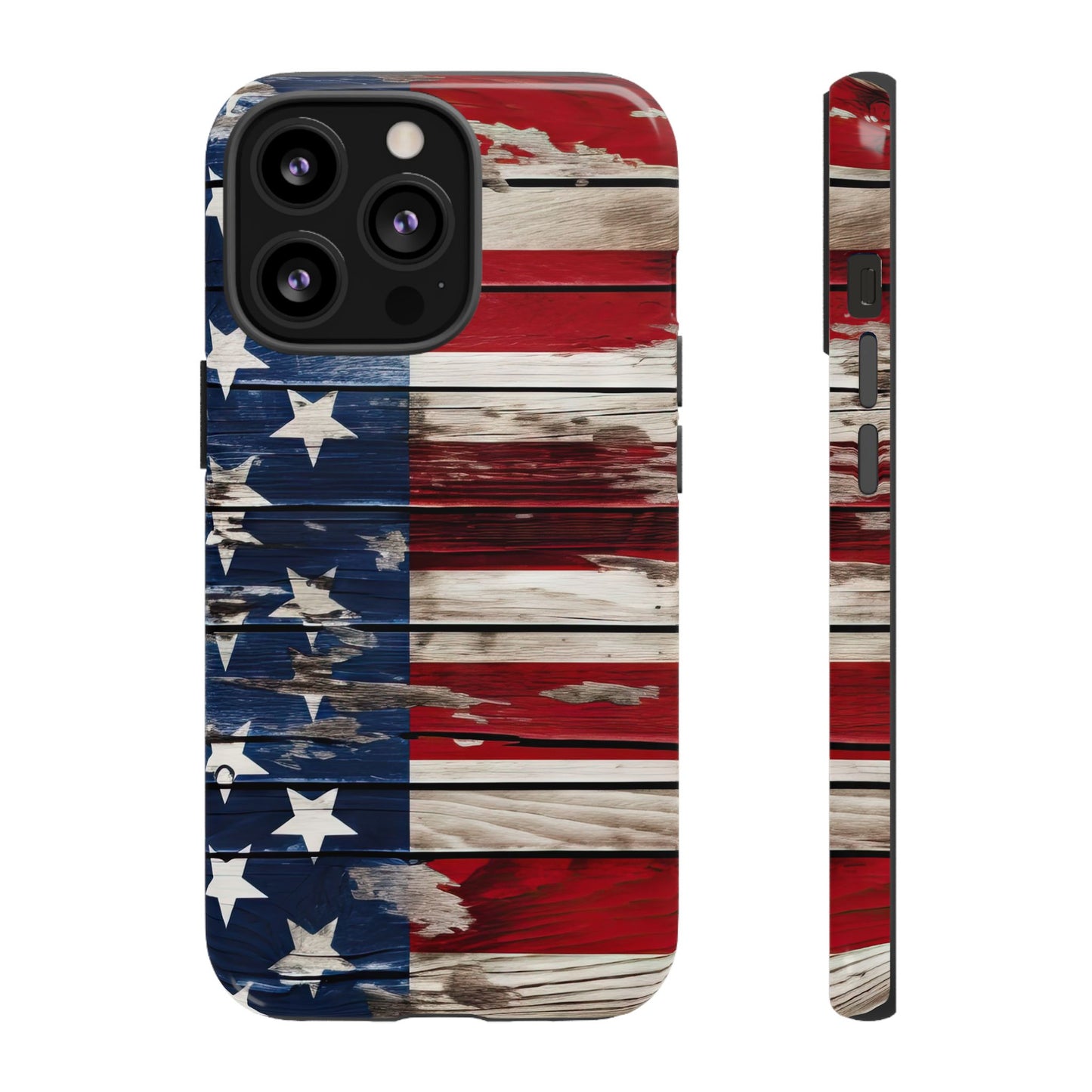 Wood Stars Stripes Tough Case