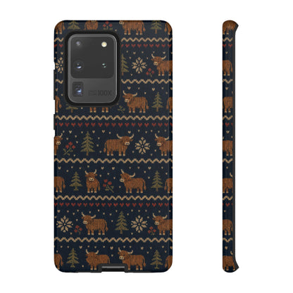 Highland Cow Sweater Tough Case