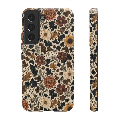 Autumn Cowhide Bloom Tough Case
