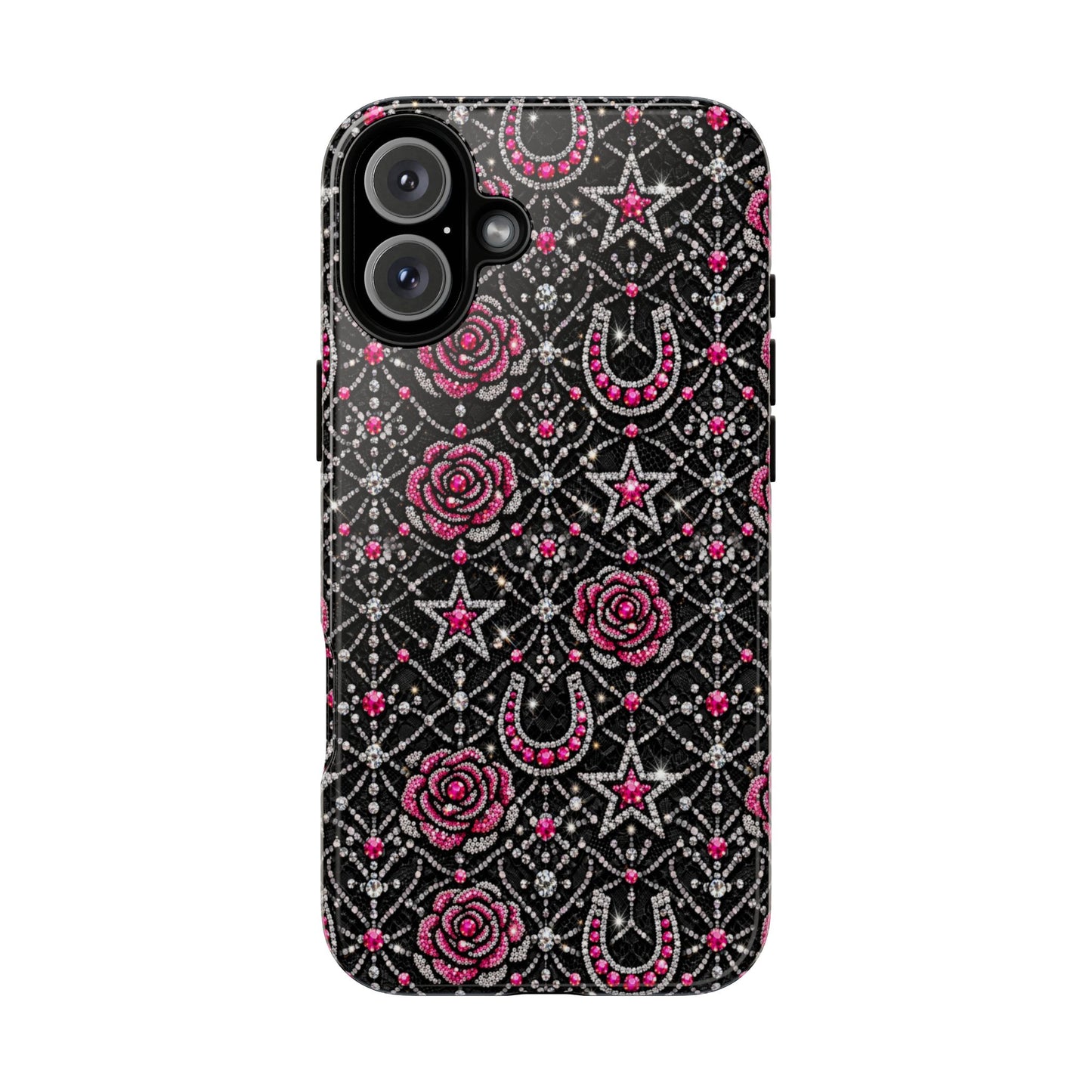 Rhinestone Rose Tough Case