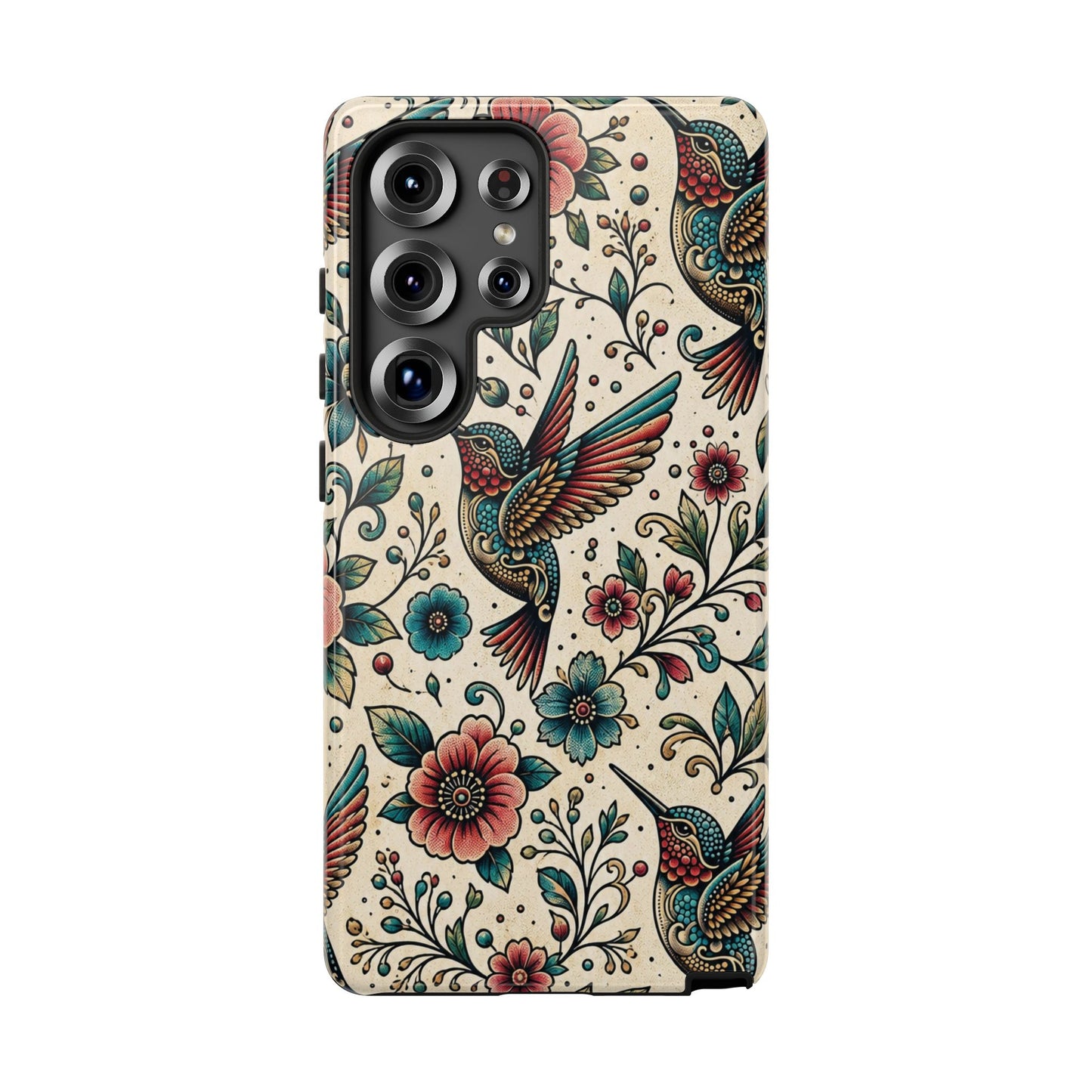 Retro Hummingbird Tough Case