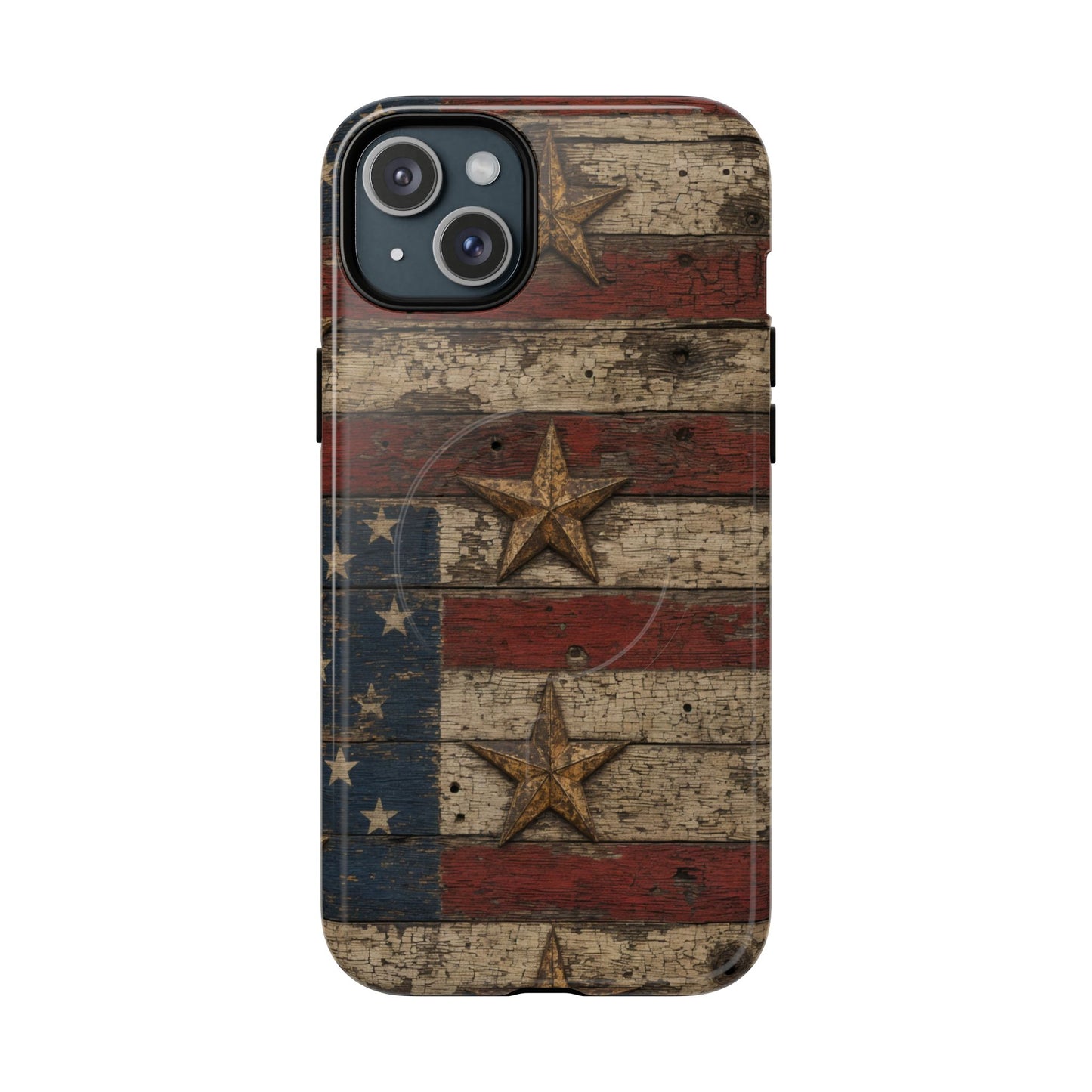 Patriotic Barn Stars Magnetic Case
