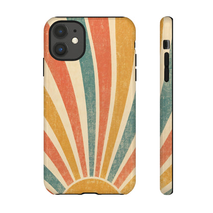Retro Sun Rays Tough Case
