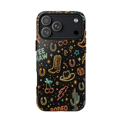 Retro Neon Rodeo Tough Case