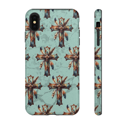 Crosses And Feathers Tough Case