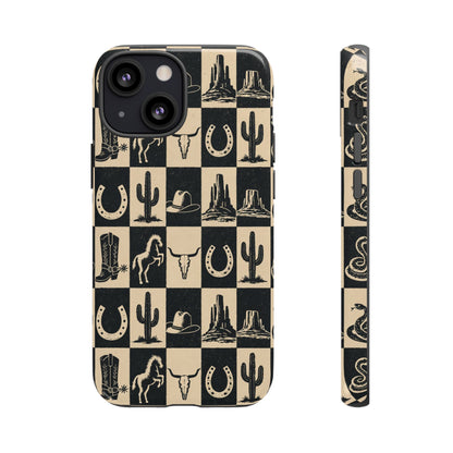 Western Checkerboard Tough Case