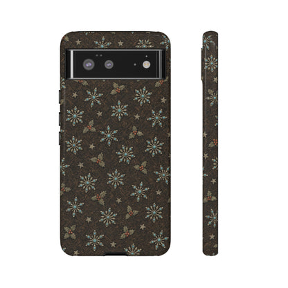 Squash Blossom Snowflakes Tough Case