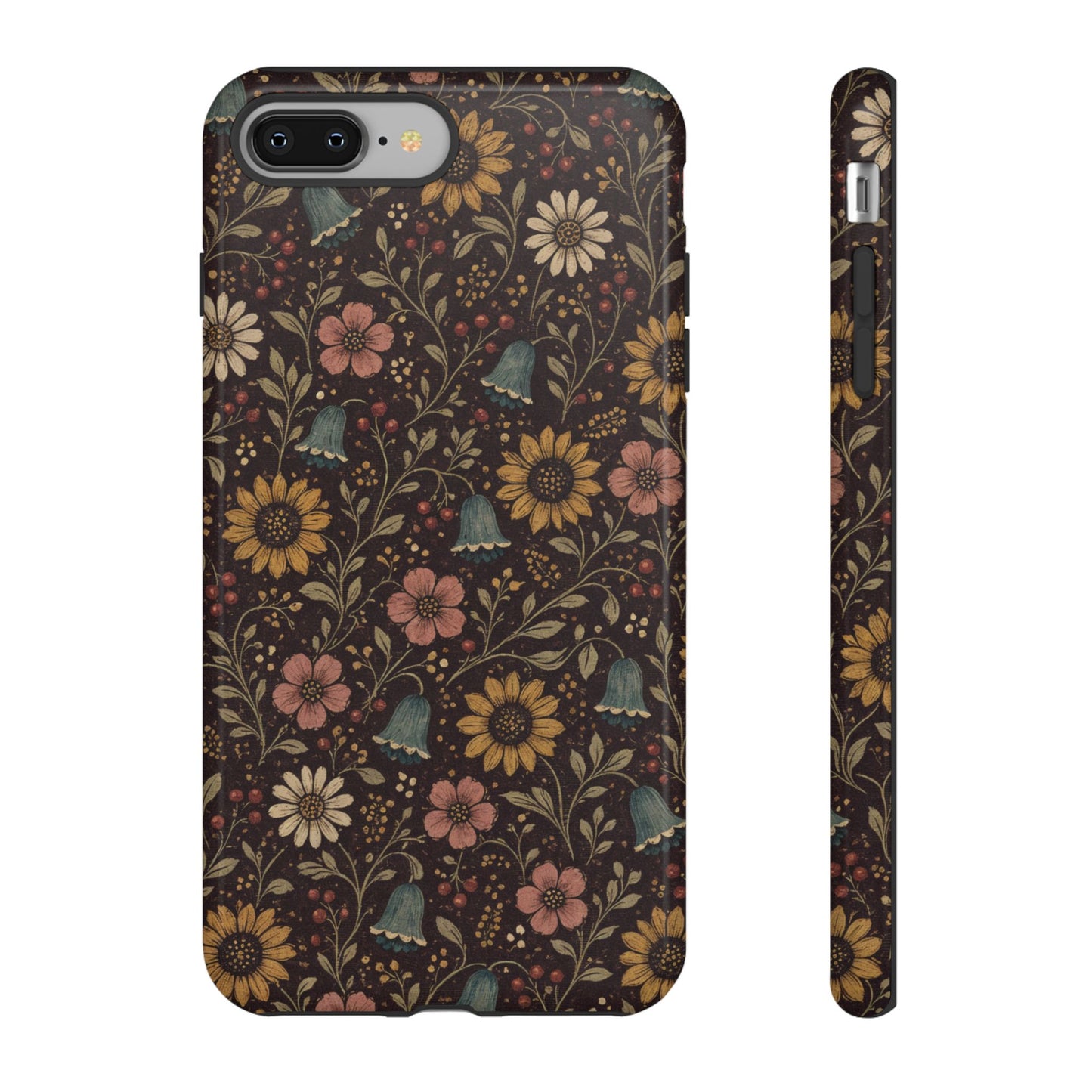 Plum Folk Floral Tough Case