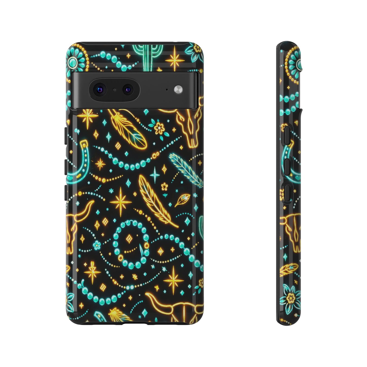 Neon Turquoise Tough Case