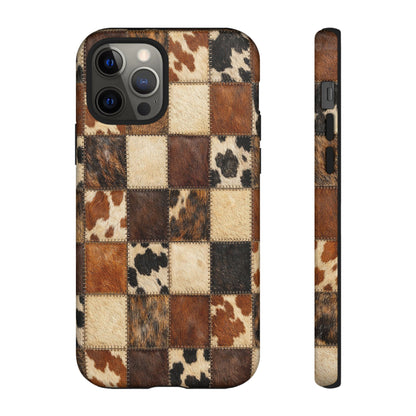 Cowhide Quilt Tough Case