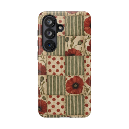 Poppy Patchwork Tough Case