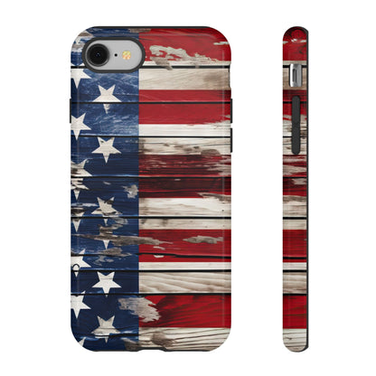 Wood Stars Stripes Tough Case