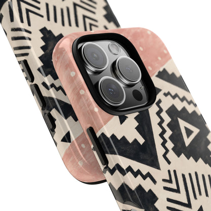 Blush Aztec Tough Case