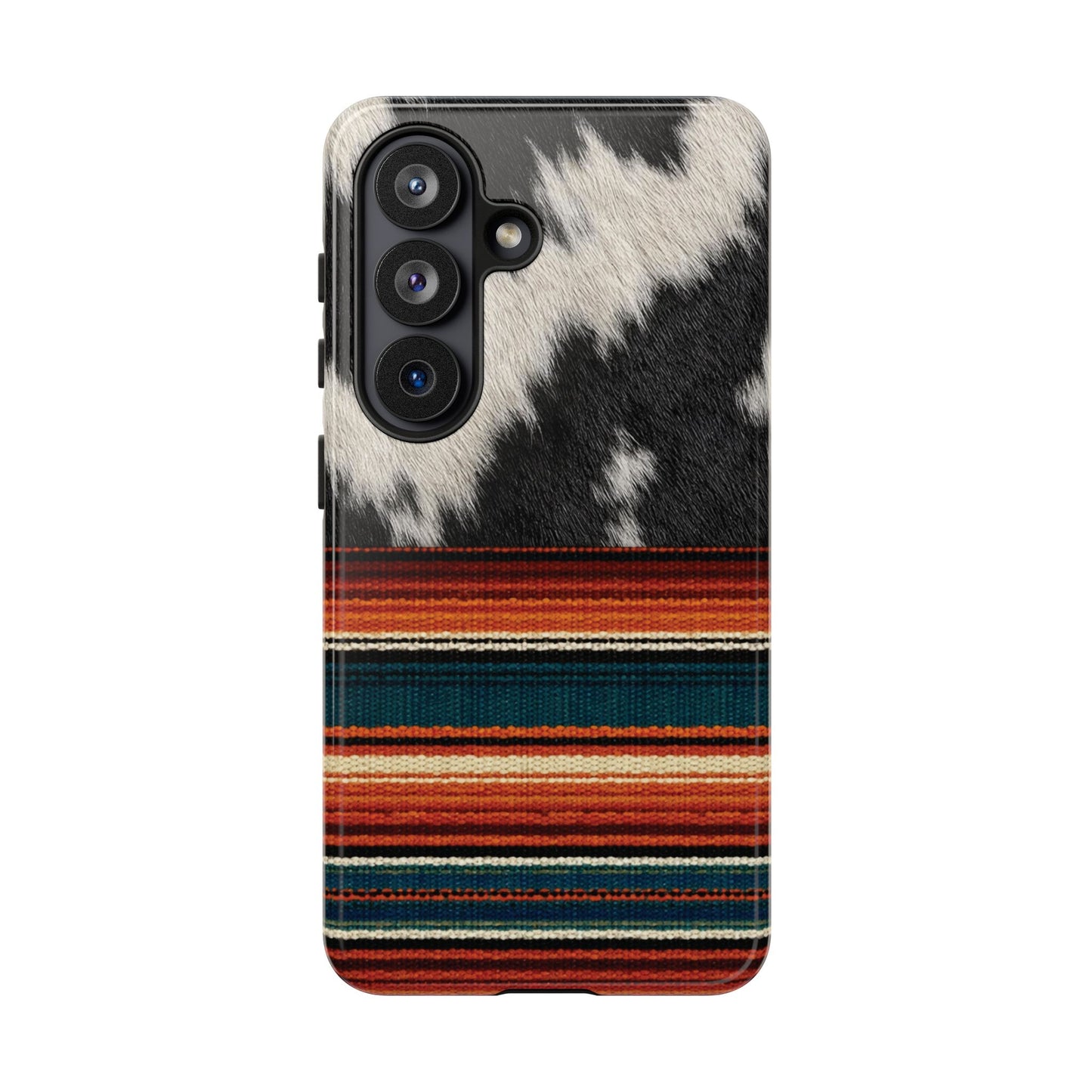Cowhide + Serape Stripe Tough Case