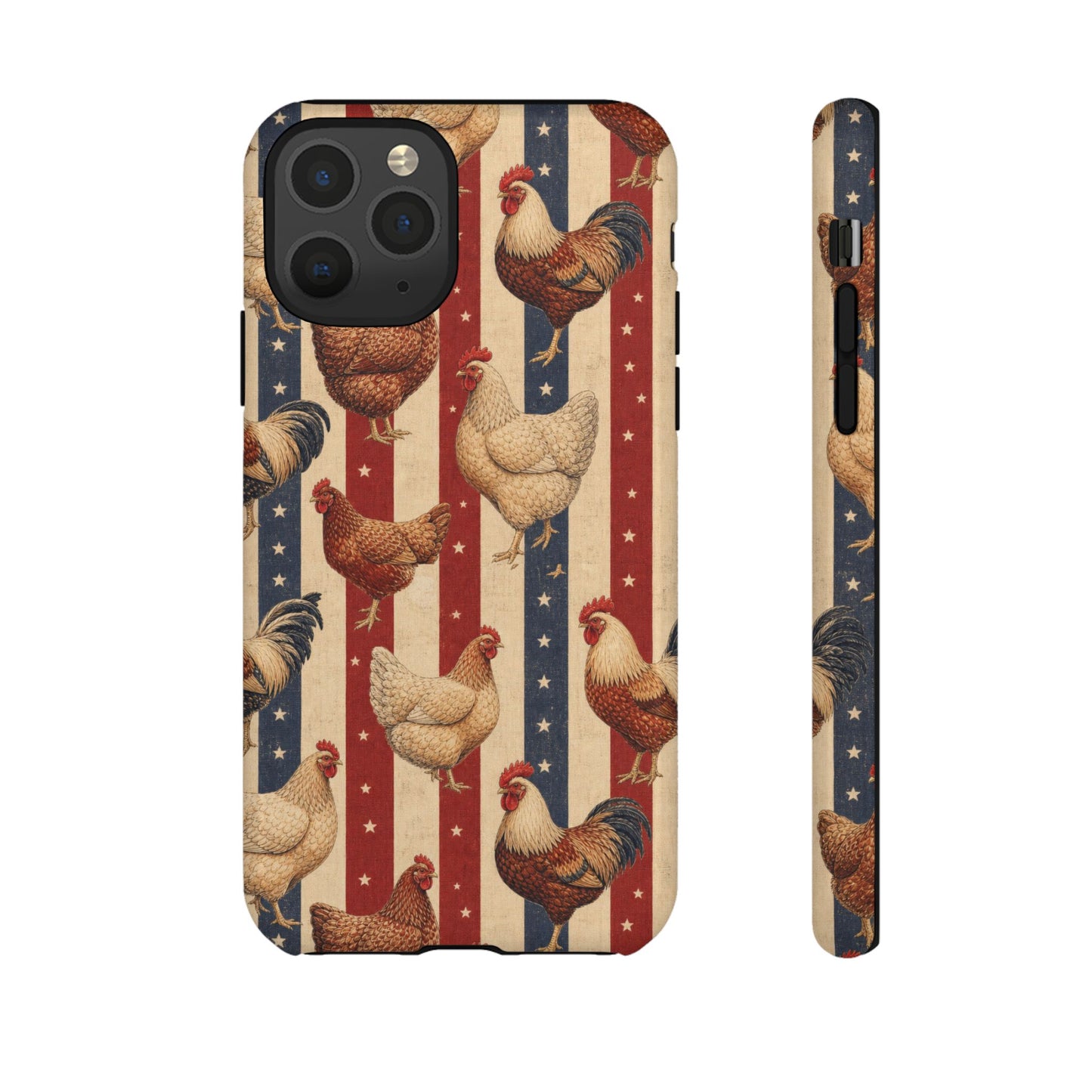 Chickens and Stripes Tough Case