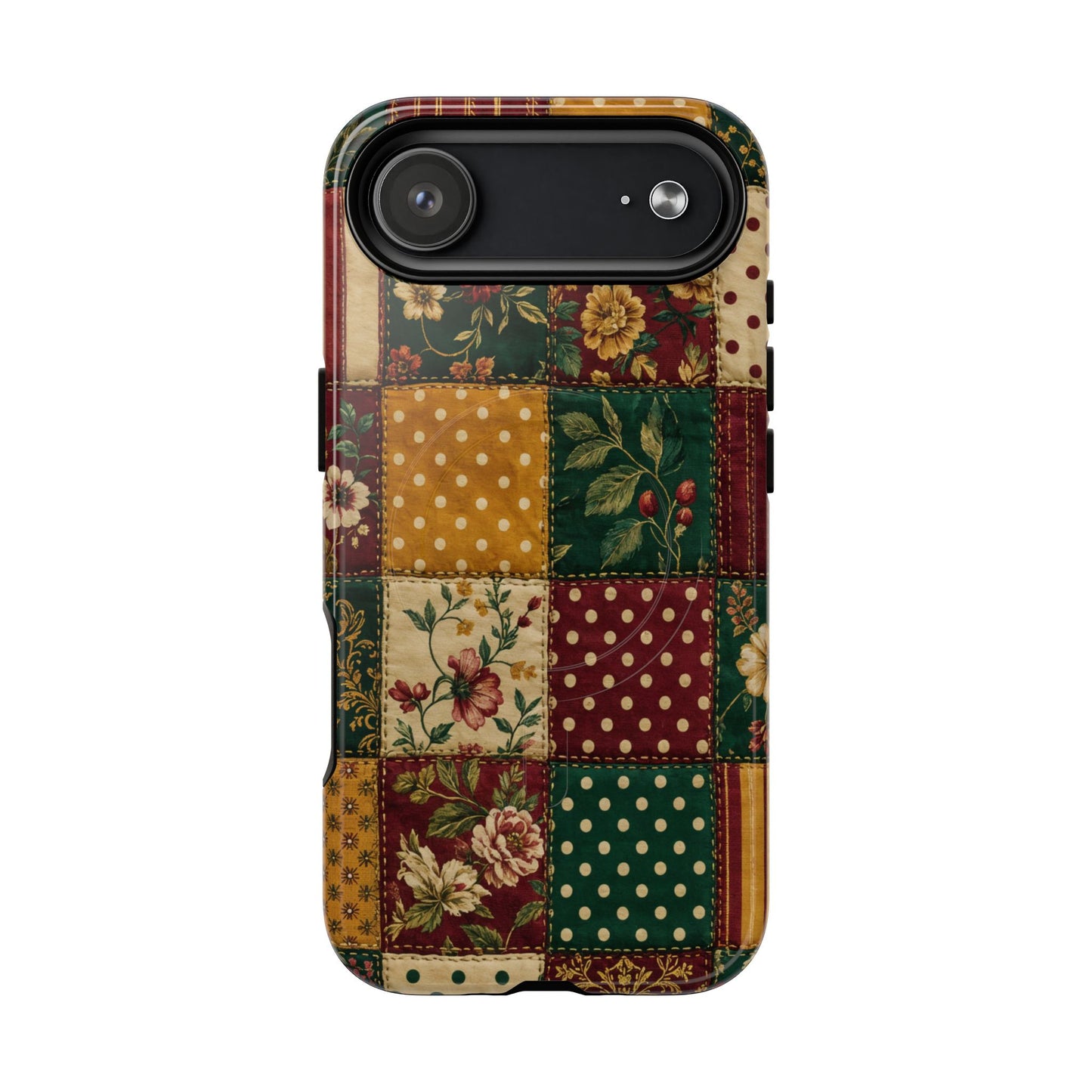 Jewel Tone Patchwork Magnetic Case