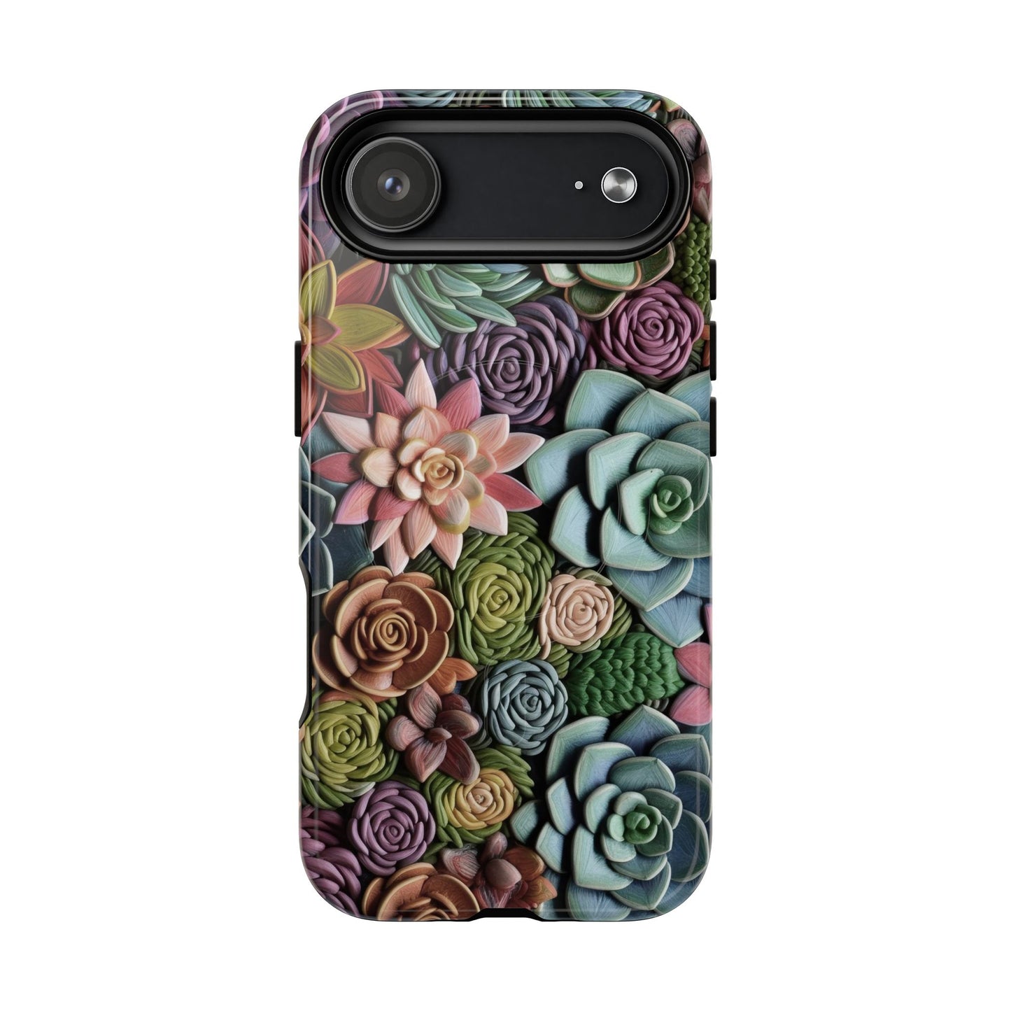 3d Succulent Flower Magnetic Case