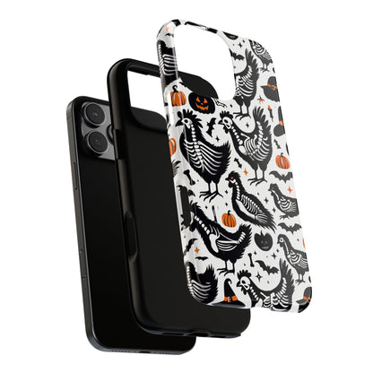 Skeleton Chickens Tough Phone Case
