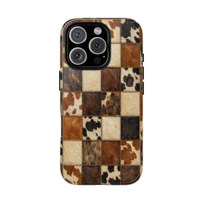 Cowhide Quilt Tough Case