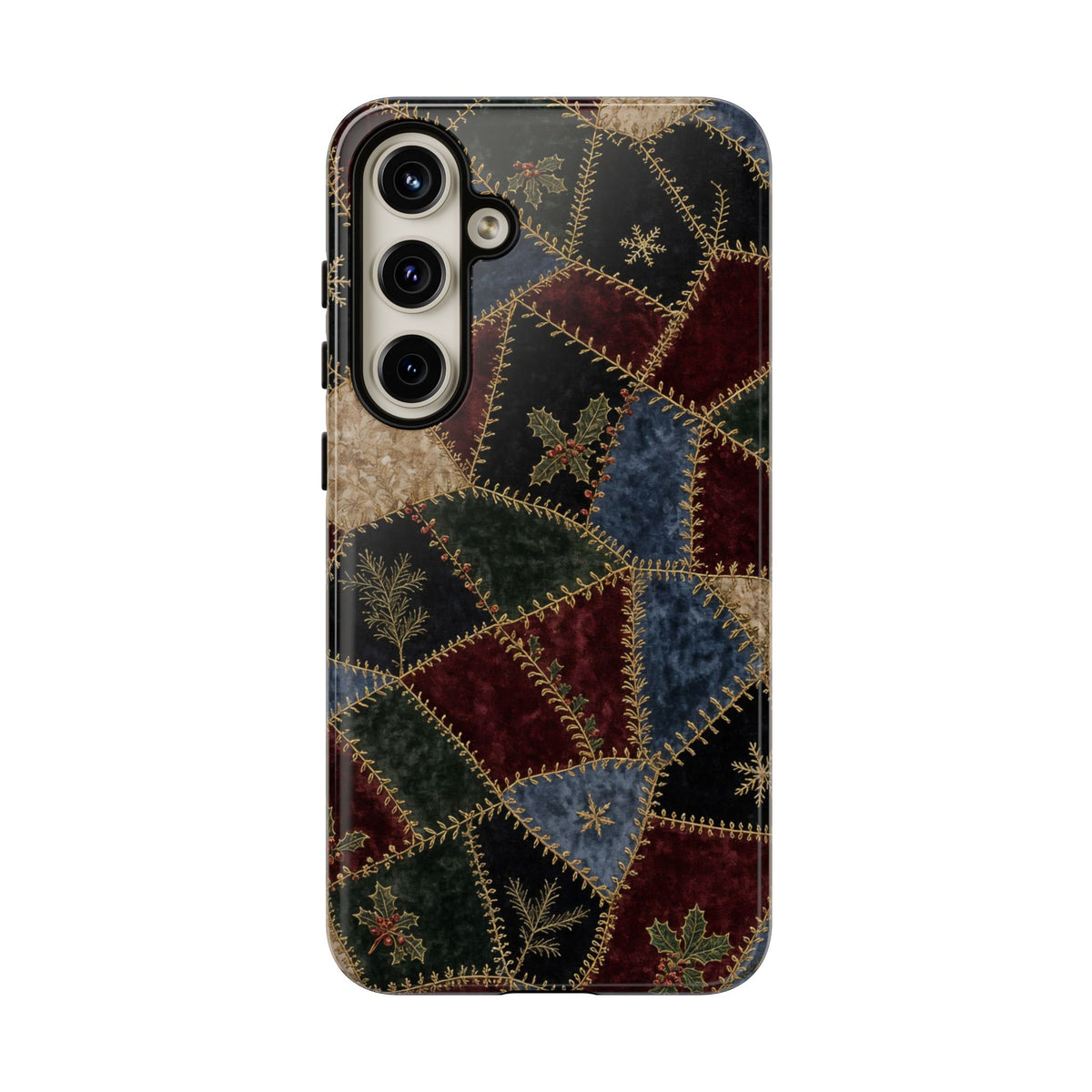 Winter Crazy Quilt Tough Case