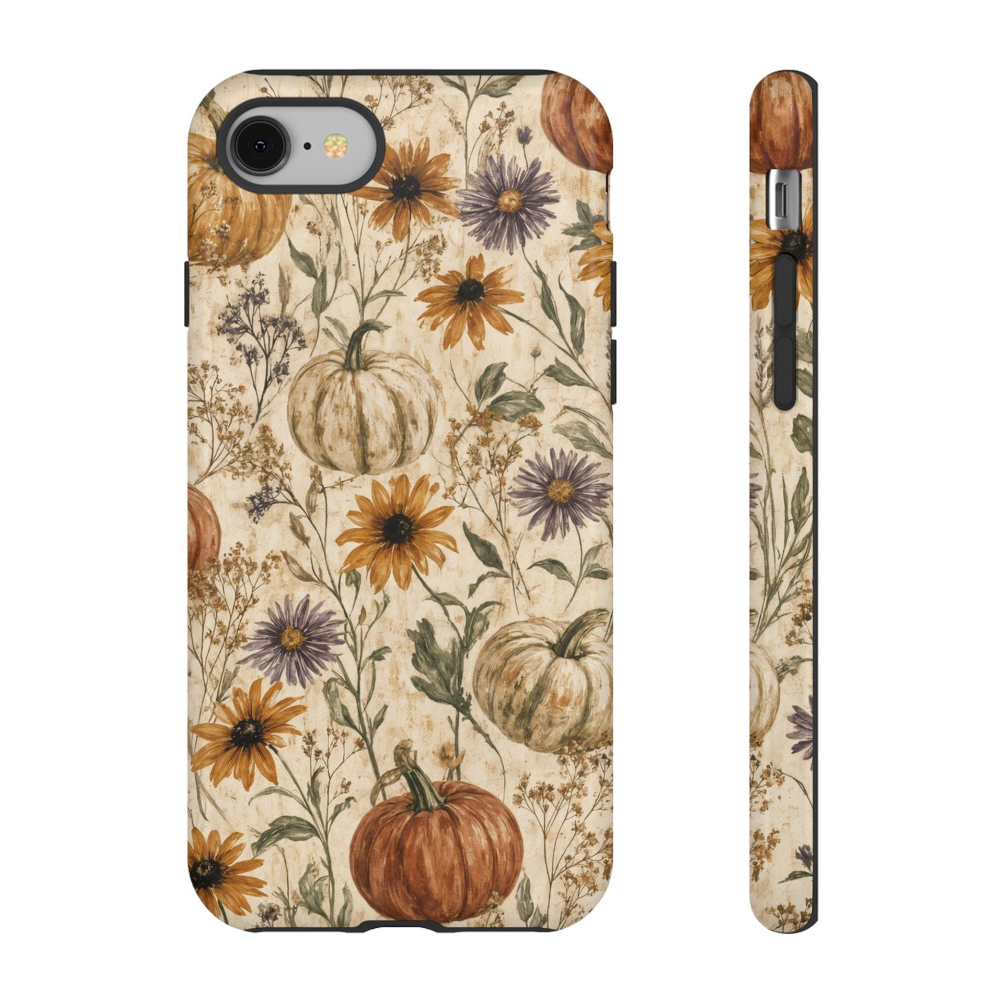 Pumpkin Wildflower Tough Case